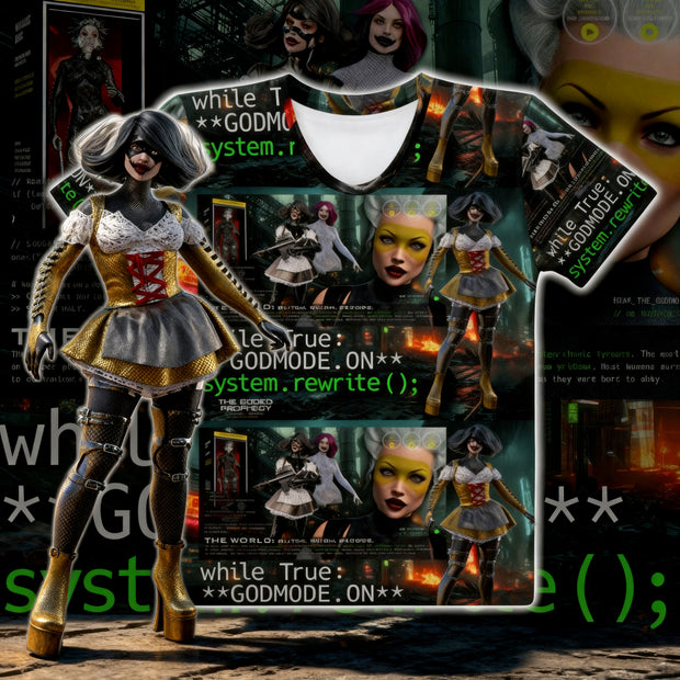 GODMODE.ON // System Rewrite Tee - WOMEN -