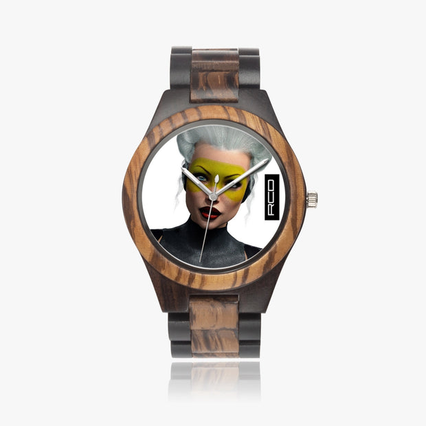 Indian Ebony Wooden Cyber Watch