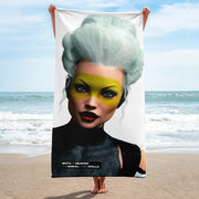 Cyber Beach Towel