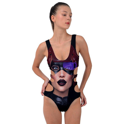 Cut Out Swimsuit - THE ROYAL CYBER DOLLS