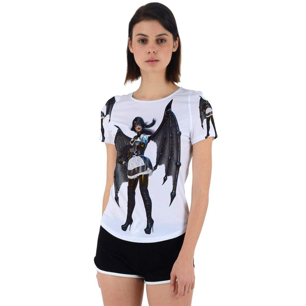 Back Cut Out Sport Tee - THE ROYAL CYBER DOLLS