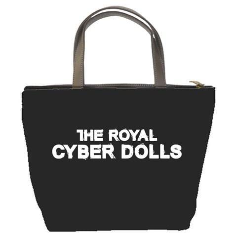 Leather Bucket Bag - THE ROYAL CYBER DOLLS