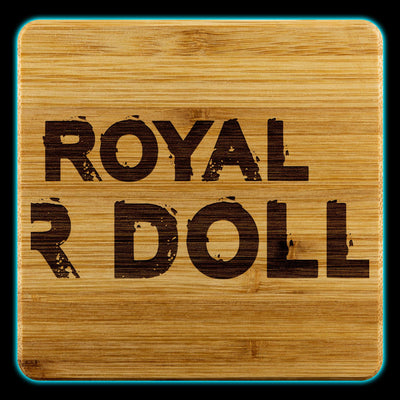 Bamboo Cyber Coasters - THE ROYAL CYBER DOLLS