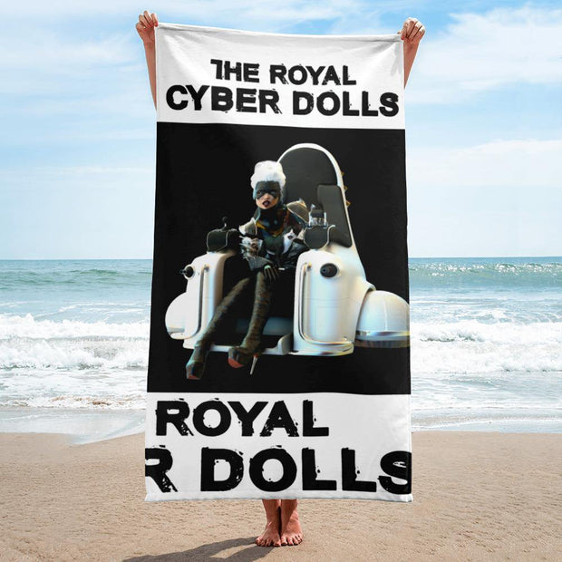 Cyber Beach Towel - THE ROYAL CYBER DOLLS